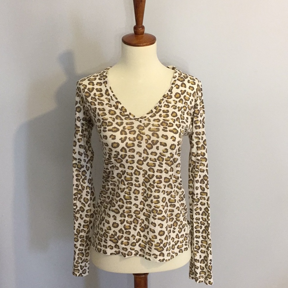 Leopard Print Ron Herman LS Tee
